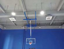 电动悬空篮球架效果